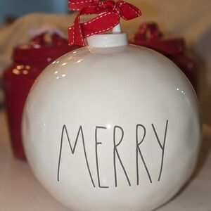 Large Merry decorative ornament